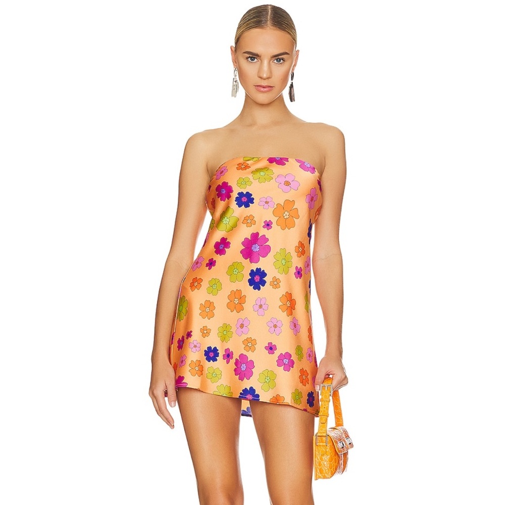 Show Me Your Mumu X Revolve Taylor Mini Dress in Poppin Poppy